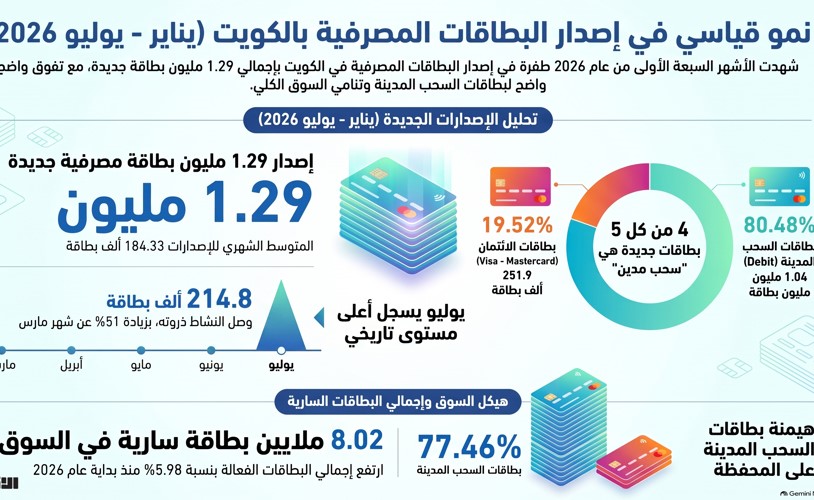 البنوك أصدرت 1 29 مليون بطاقة مصرفية للعملاء في 7 أشهر