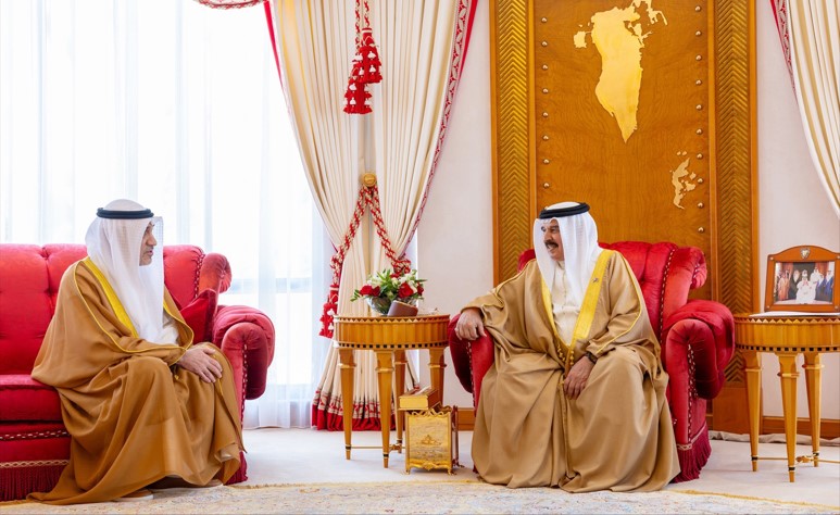 ملك البحرين دور ريادي لصاحب السمو الأمير في دعم وتطوير العلاقات البحرينية - الكويتية المتميزة