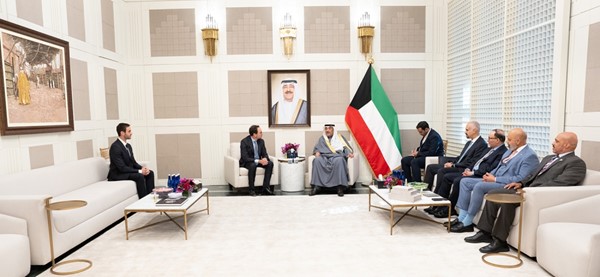 ممثل صاحب السمو سمو ولي العهد يستقبل الرئيس التنفيذي للعمليات بمجموعة بلاكستون الاستثمارية العالمية