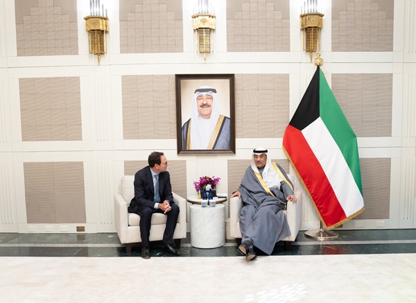 ممثل صاحب السمو سمو ولي العهد يستقبل الرئيس التنفيذي للعمليات بمجموعة بلاكستون الاستثمارية العالمية