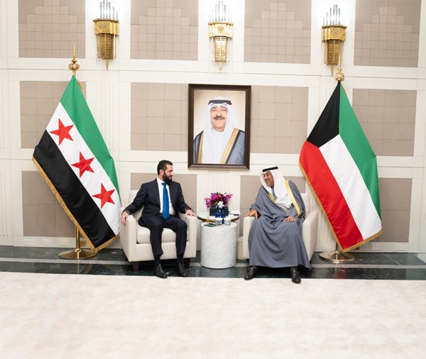 ممثل صاحب السمو سمو ولي العهد بحث مع الرئيس السوري العلاقات الثنائية الأخوية