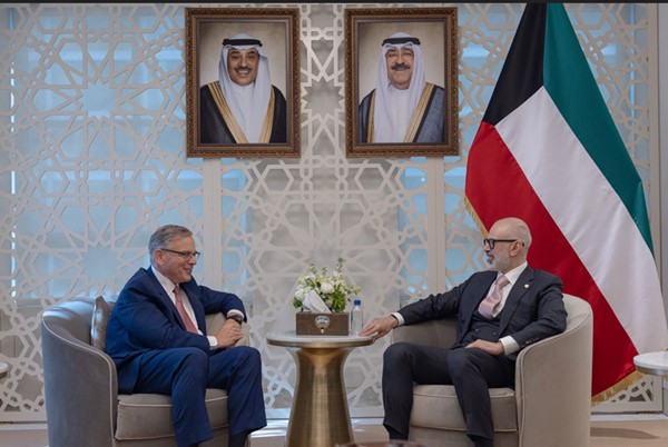 وزير الخارجية يبحث مع نظيريه السنغافوري والقرغيزي تعزيز العلاقات والتطورات الإقليمية والدولية