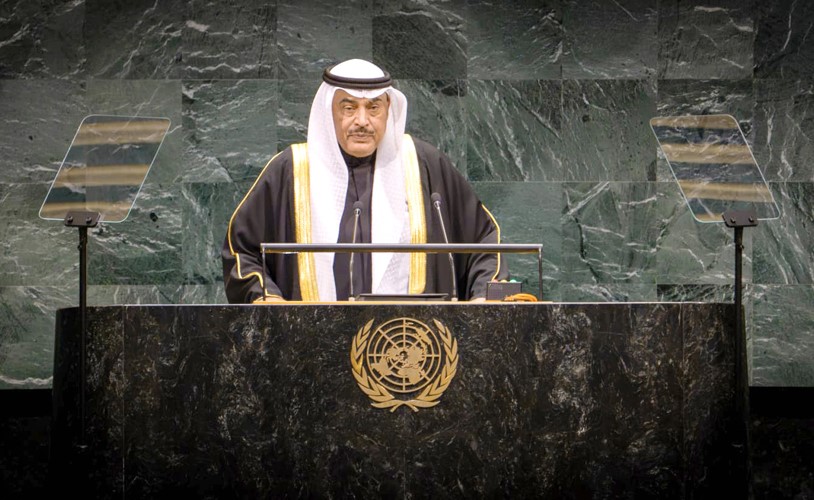 ممثل الأمير الكويت ستبقى صوتا للحكمة والاعتدال داعمة للحوار والتعاون نصيرة للحق شريكة في ترسيخ السلم والأمن الدوليين