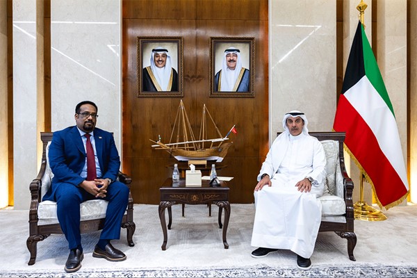 نائب وزير الخارجية يستقبل سفير إثيوبيا لدى البلاد بمناسبة انتهاء فترة عمله