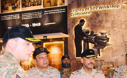 وفد من الجيش يبحث التعاون اللوجستي مع باكستان