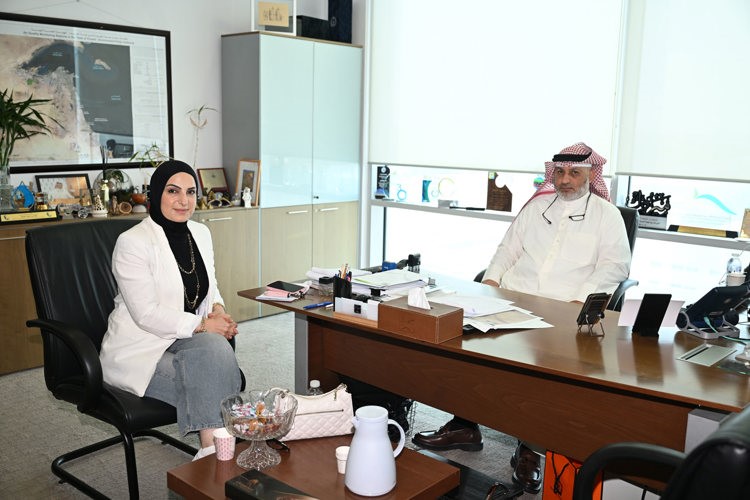 مدير إدارة جودة الهواء في الهيئة العامة للبيئة م.شريف الخياط متحدثا للزميلة دارين العلي(ريليش كومار)