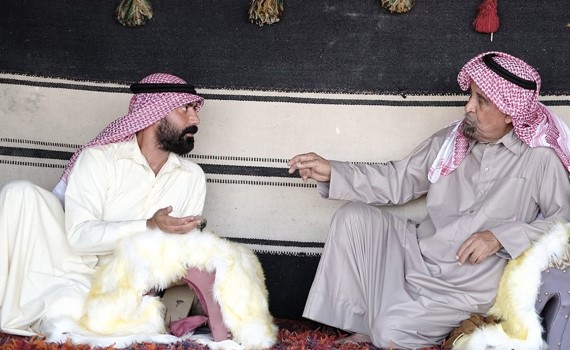 العيدروسي شيخ قبيلة في هدب عيني