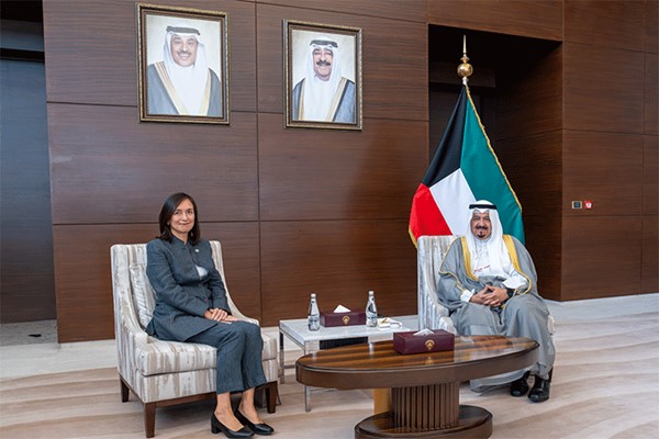 رئيس الوزراء يستقبل الممثلة العليا للأمين العام للأمم المتحدة لتنفيذ قرار مجلس الأمن رقم 2792 لعام 2025