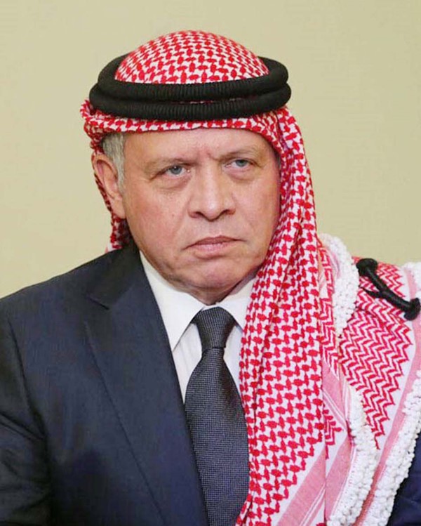 ملك الأردن الملك عبدالله الثاني