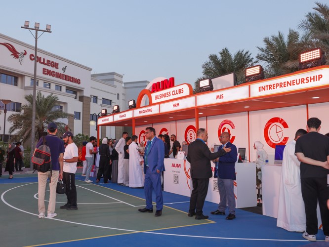 AUM تنظم فعالية Club Connect لاكتشاف مواهب طلبتها وتنمية مهاراتهم