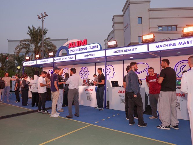 AUM تنظم فعالية Club Connect لاكتشاف مواهب طلبتها وتنمية مهاراتهم