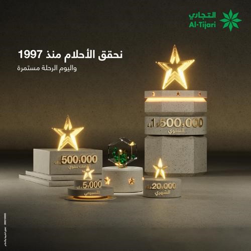 «التجاري» يعلن رابحي سحوبات «النجمة» الأسبوعية والشهرية