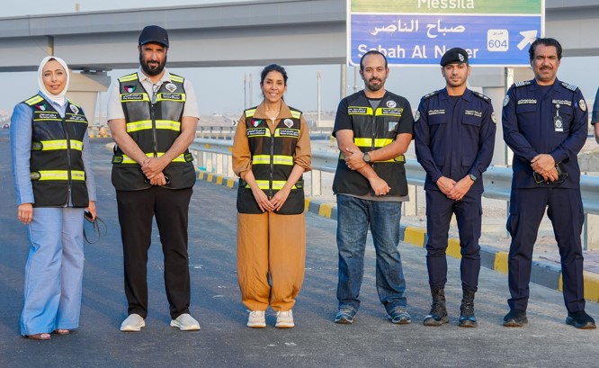 وزيرة الأشغال افتتاح طرق ومنعطفات جديدة ضمن مشروع جسر صباح الناصر فجر اليوم الخميس