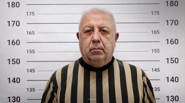 صورة نشرتها وكالة الأنباء السورية لعلي كيالي المعروف بـ«معراج أورال» بعد القبض عليه