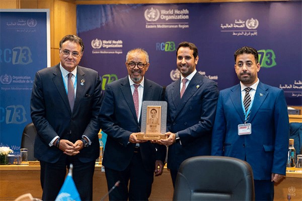 عبدالرحمن القشعان: حصولي على وسام الصحة العالمي تكريم للكويت وتقدير للثقة بها