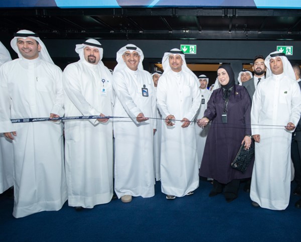 نقيب أمين مدير عام الموارد البشرية للمجموعة في بنك برقان خلال حفل افتتاح معرض وظيفتي 2026