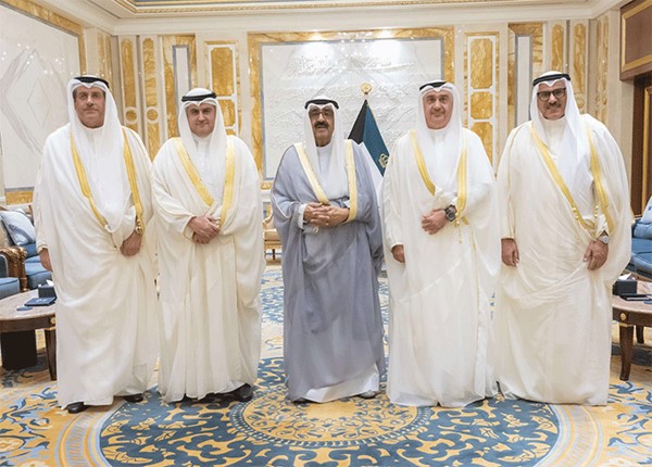 الأمير يستقبل رئيس المجلس الأعلى للقضاء ونائب رئيس محكمة التمييز ورئيس محكمة الاستئناف