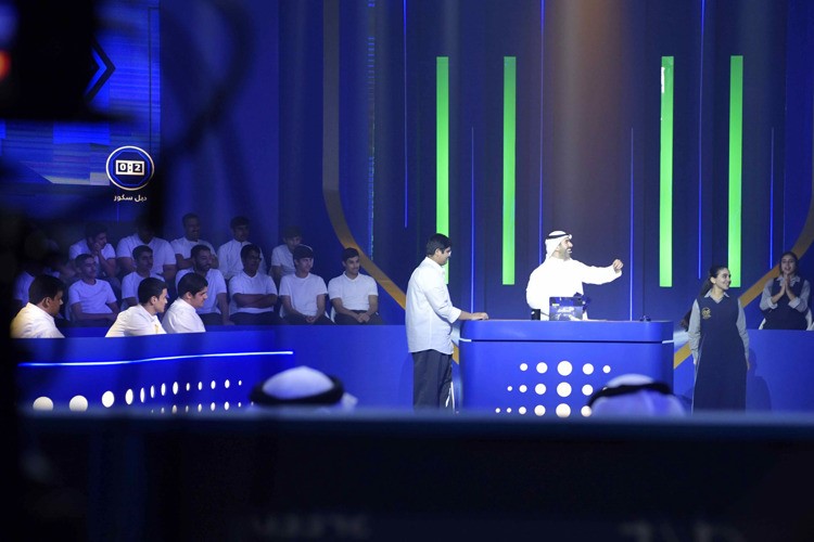 جانب من المنافسات بين الطلبة