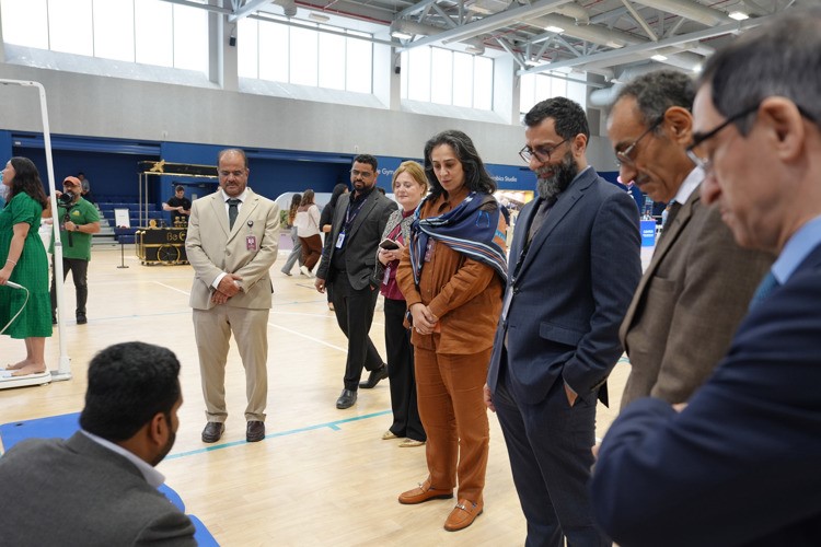 المعرض أتاح لطلبة الجامعة وأعضاء هيئتيها التدريسية والإدارية التعرف على خدمات صحية وتوعوية متنوعة