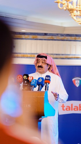رئيس اتحاد كرة القدم الشيخ أحمد اليوسف