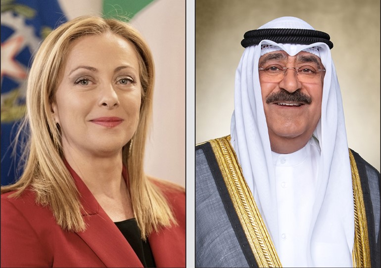 صاحب السمو استقبل رئيسة وزراء إيطاليا توسيع آفاق التعاون بين البلدين