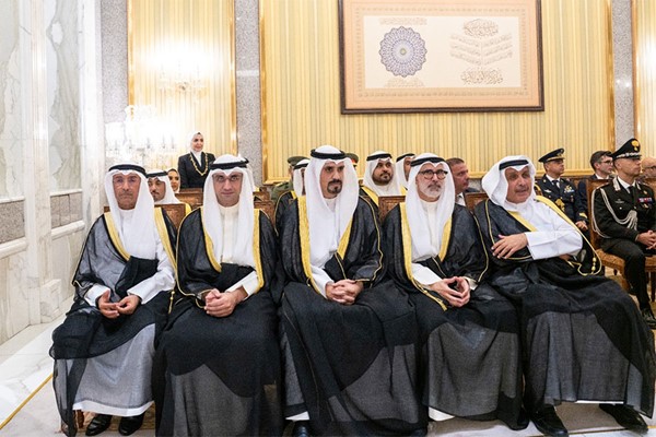 توقيع مذكرتي تفاهم وخطاب نوايا بين الكويت وإيطاليا في تشجيع الاستثمار المباشر والدفاع والتعاون العسكري