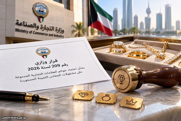 41 علامة تجارية لمعادن ثمينة.. معفاة من الدمغ