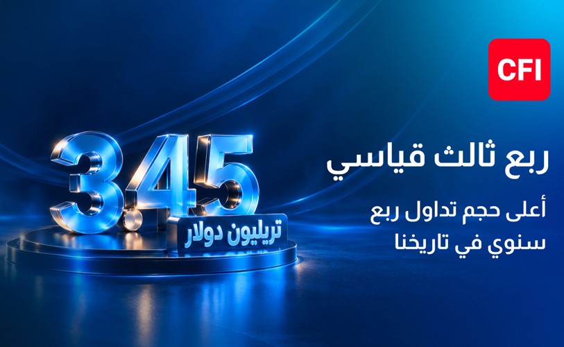 CFI تسجل حجم تداول بقيمة 3 45 تريليونات دولار في أقوى أداء ربع سنوي في تاريخها