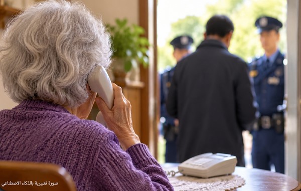 مُسنِّة عمرها 93 سنة تنصب فخاً لمحتال وتوقعه في قبضة الشرطة